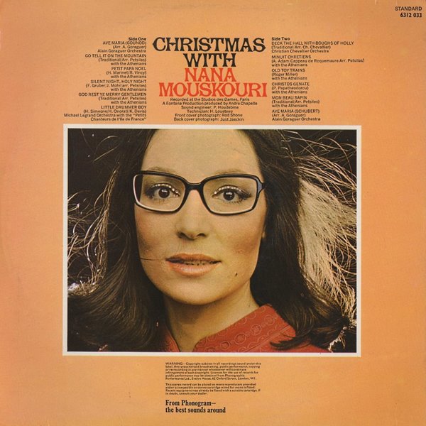 Nana Mouskouri - The Christmas (중고엘피판)