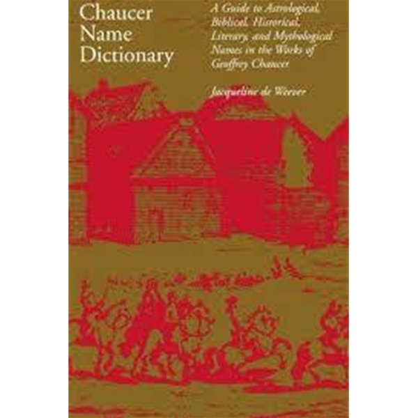 Chaucer Name Dictionary (Paperback)