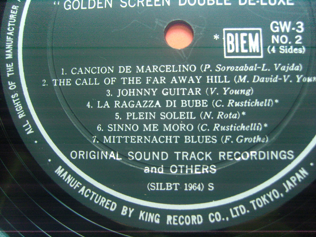 LP(수입) Golden Screen Double Deluxe: Original Soundtrak Recordings &amp others(GF 2LP)