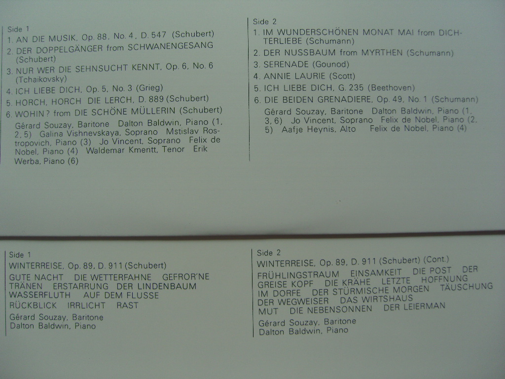 LP(수입) 세계의 명곡 명연주: 성악편 - 수제/터커/ 루드비히/로얄남성합창단/스윙글싱어즈 외(Box 5LP)