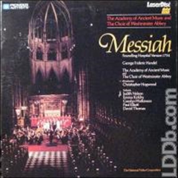 Handel: Messiah: Academy of Ancient Music and Choir of Westminster Abbey: Hogwood (1982) [LD]