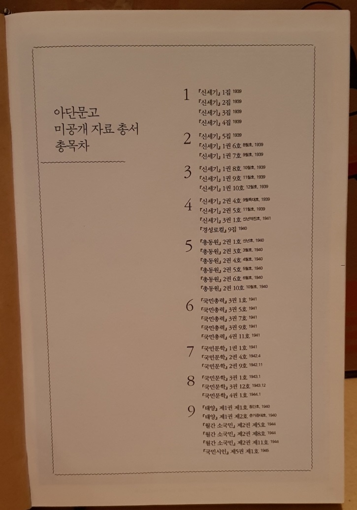 이단문고 미공개 자료 총서 1 (전9권)