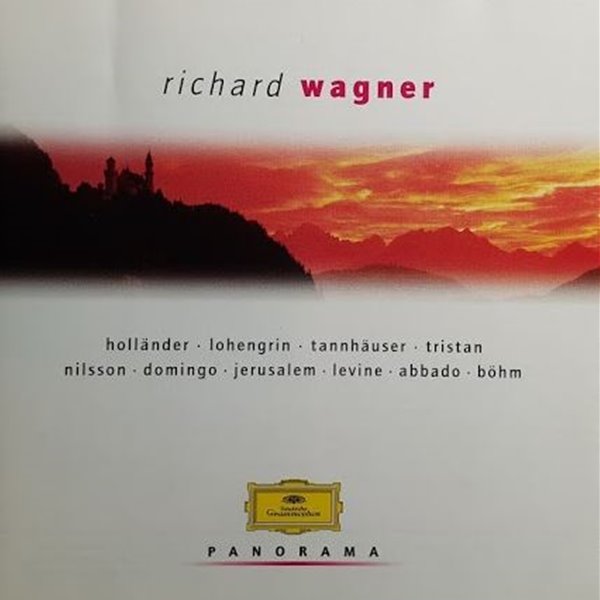 Wagner Panorama 2CD, 바그너 유명 오페라 하이라이트, der fliegende Hollander, Lohengrin, Tannhauser, Die Meistersinger von Nurnberg, Parsifal, Tristan und Isolde