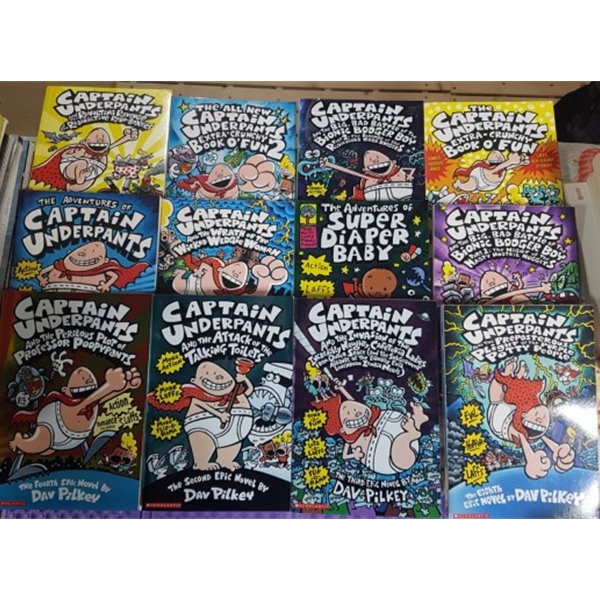 Captain Underpants 빤스맨 사진확인후구매하세요  총12권  