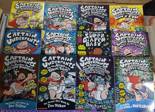 Captain Underpants 빤스맨 사진확인후구매하세요  총12권  