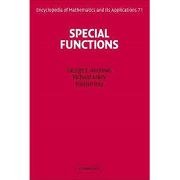 Special Functions (Encyclopedia of Mathematics and its Applications 71) (Hardcover)