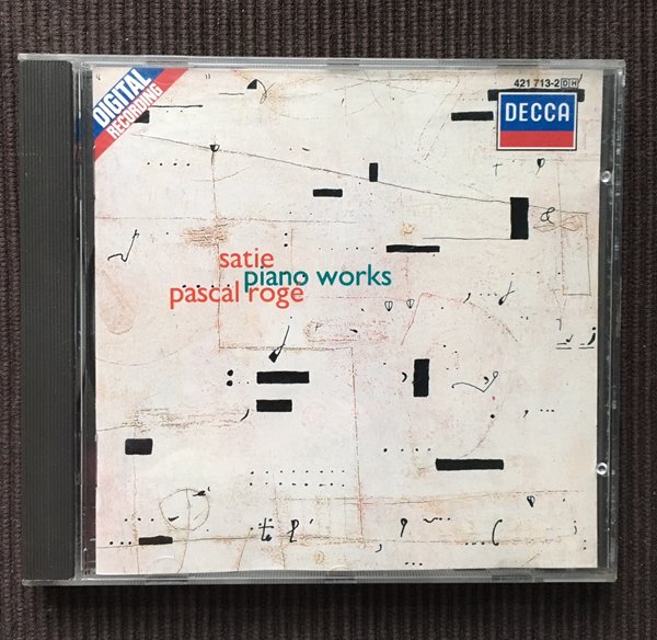 사티: 피아노 작품집(satie piano works pascal roge)