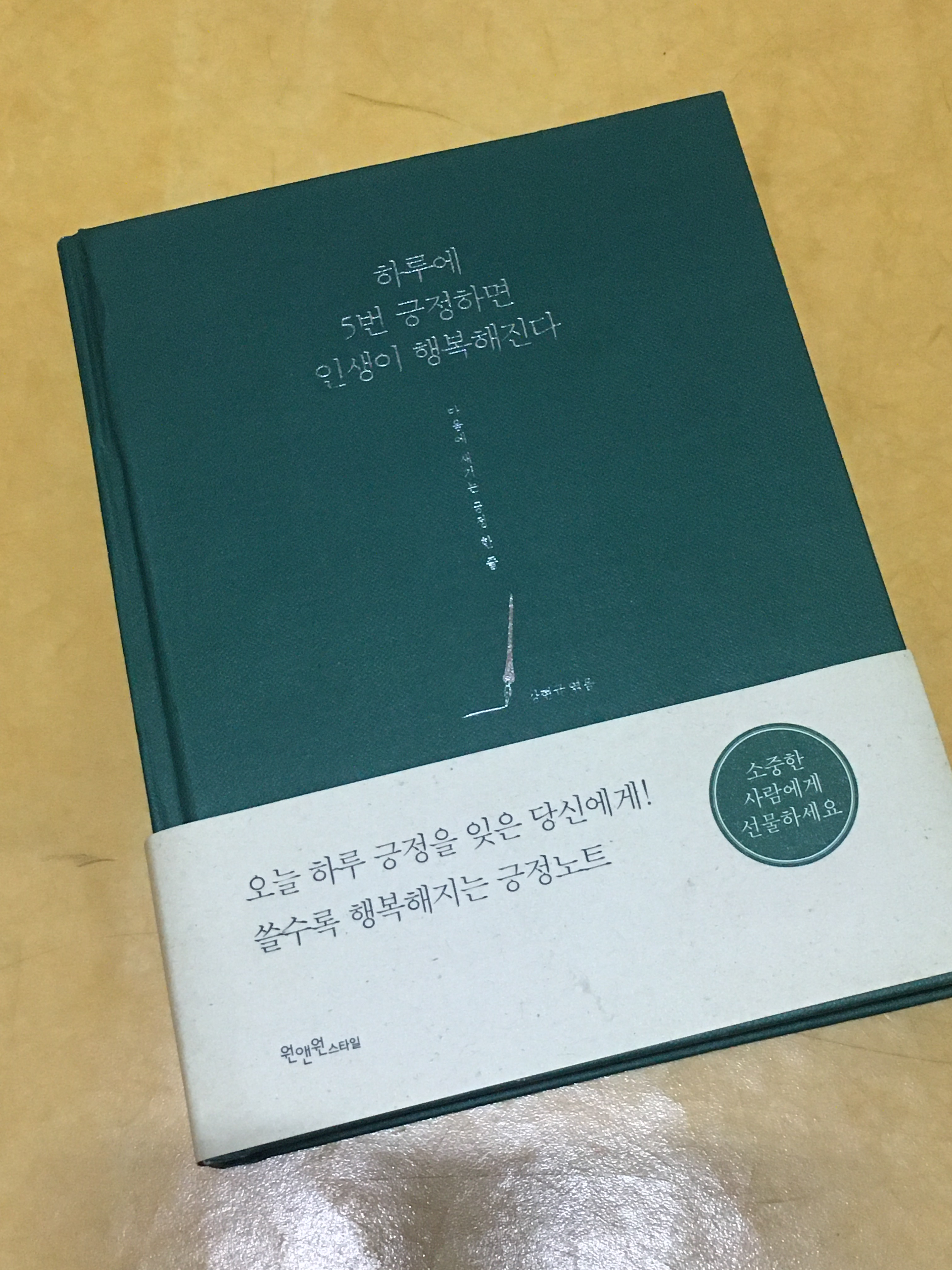 하루에 5번 긍정하면 인생이 행복해진다