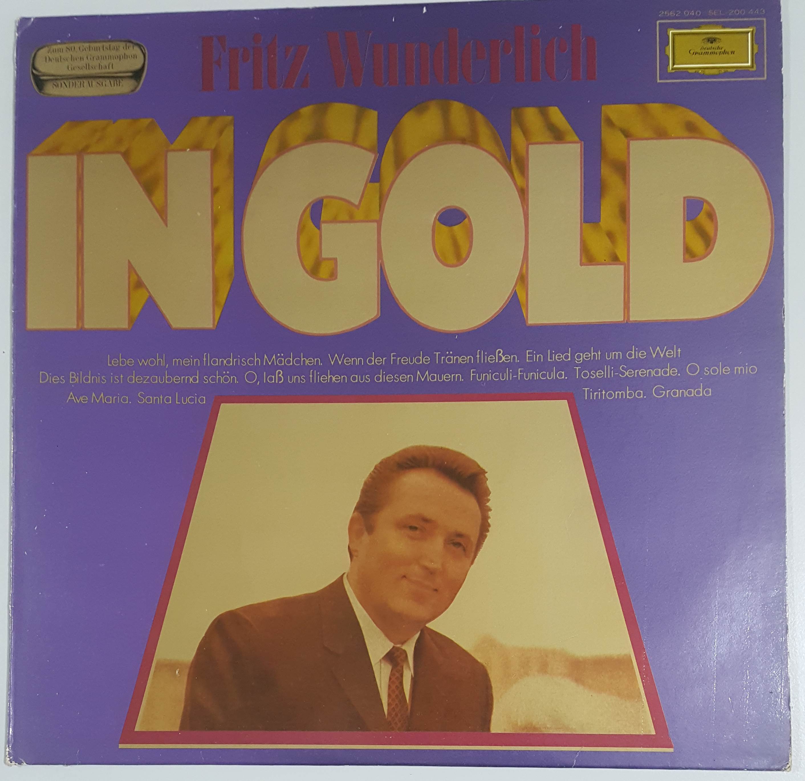 fritz wunderlich - in gold