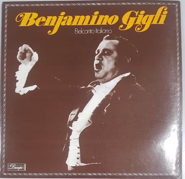 beniamino gigli - belcanto italiano(Mono) 2LP