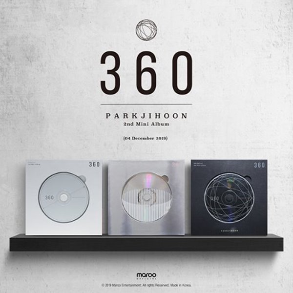 [미개봉]박지훈 / 360 (2nd Mini Album) (360 Degrees / 180 Degrees / 0 Degrees Ver. 중 랜덤 발송)