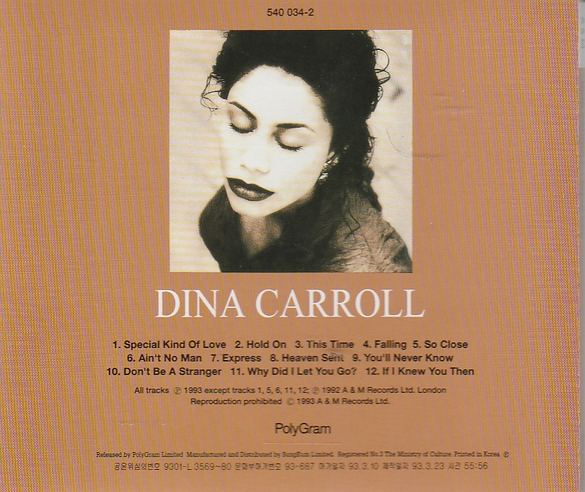 dina carroll -so close