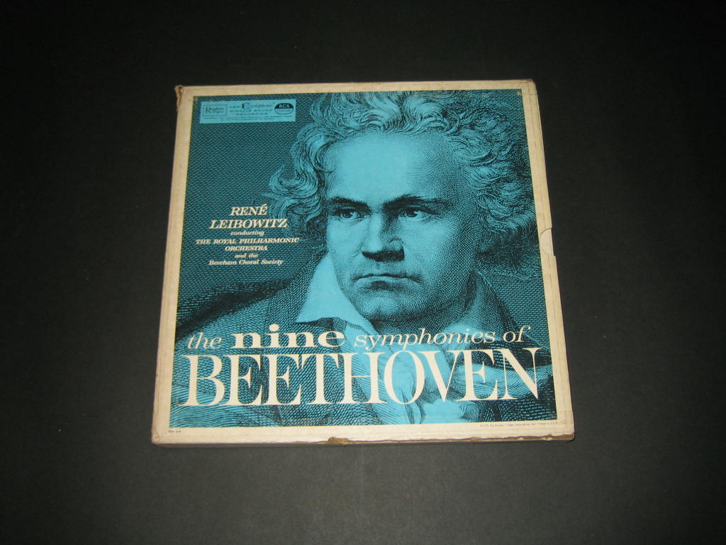 RENE LEIBOWITZ - THE NINE SYMPHONIES OF BEETHOVEN (THE READERS DIGEST/RCA 7LP)