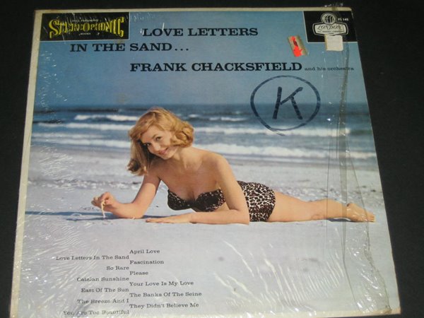 책스필드 (frank chacksfield and his orchestra) 모래에 쓴 러브레터 LP음반