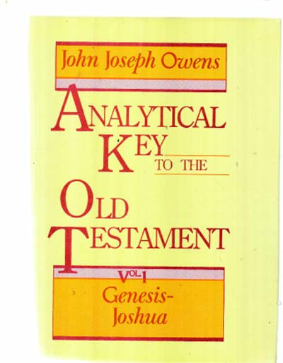 ANALYTICL KEY TO THE OLD TESTAMENT 1.2.3.4 .총4권만있음--기독교 영어원서