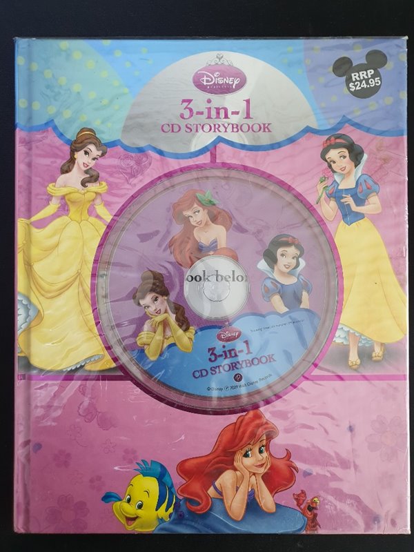 [중고샵] 디즈니 CD 스토리북 / disney 3-in-1 cd storybook - 예스24