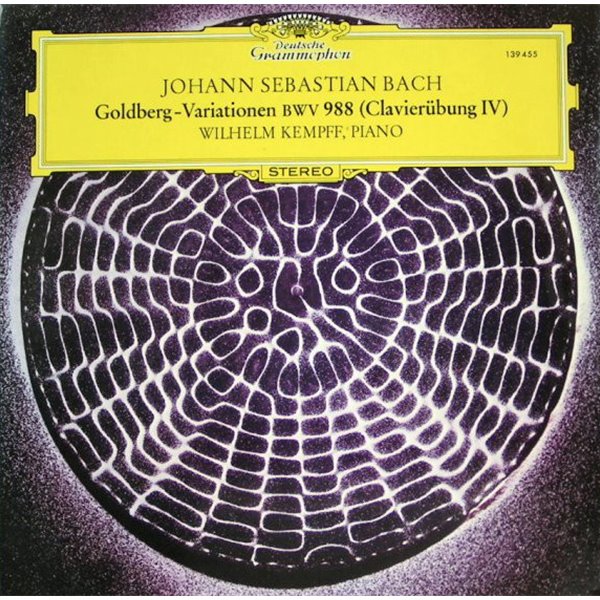 바흐 골드베르크 변주곡 Goldberg-Variation BWV 988 Wilhelm Kempff