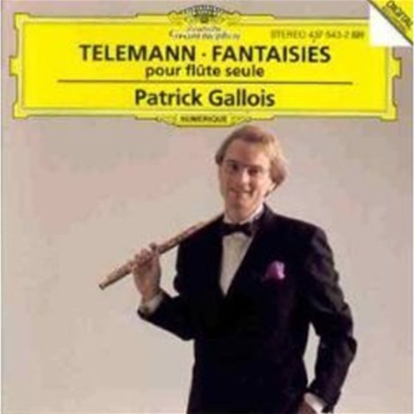 Patrick Gallois / Telemann : Flute Fantasias (수입/4375432)