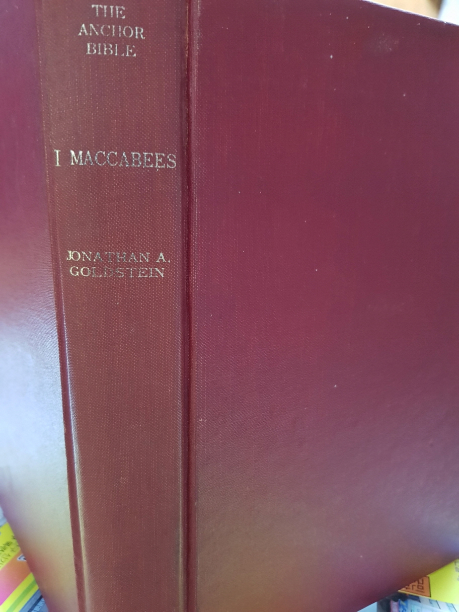 The Anchor Bible vol. 41   I Maccabees