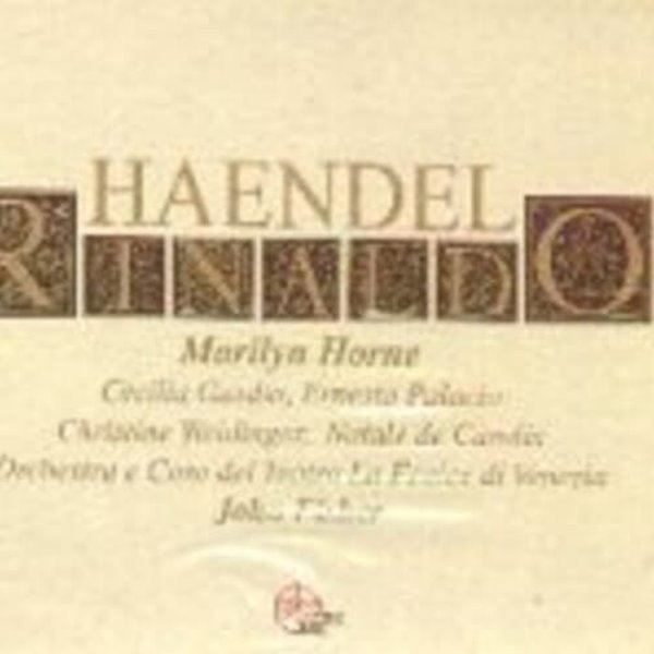 Marilyn Horne, John Fisher / 헨델 : 리날도 (Handel : Rinaldo) (2CD/GI2046)
