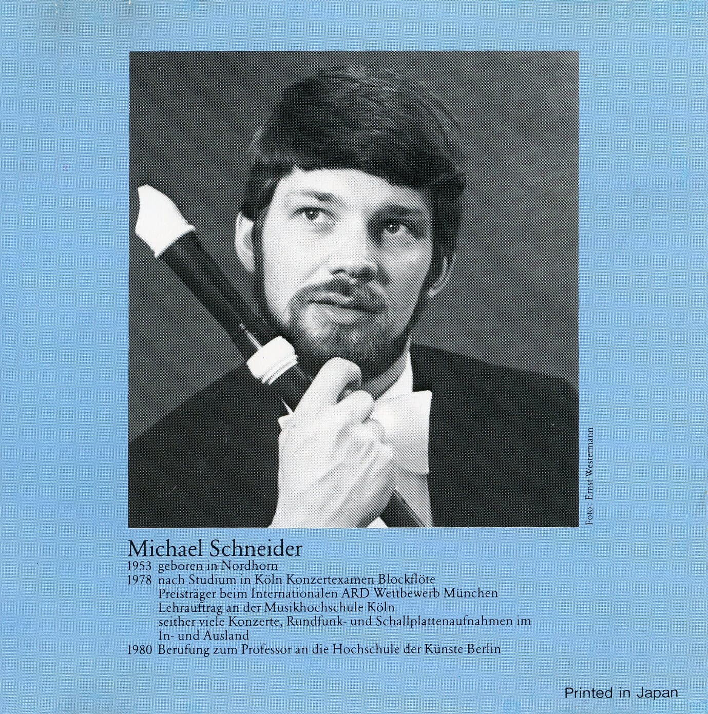 Michael Schneider - ANTONIO VIVALDI Hotenkonzerte The Flute 수입반 