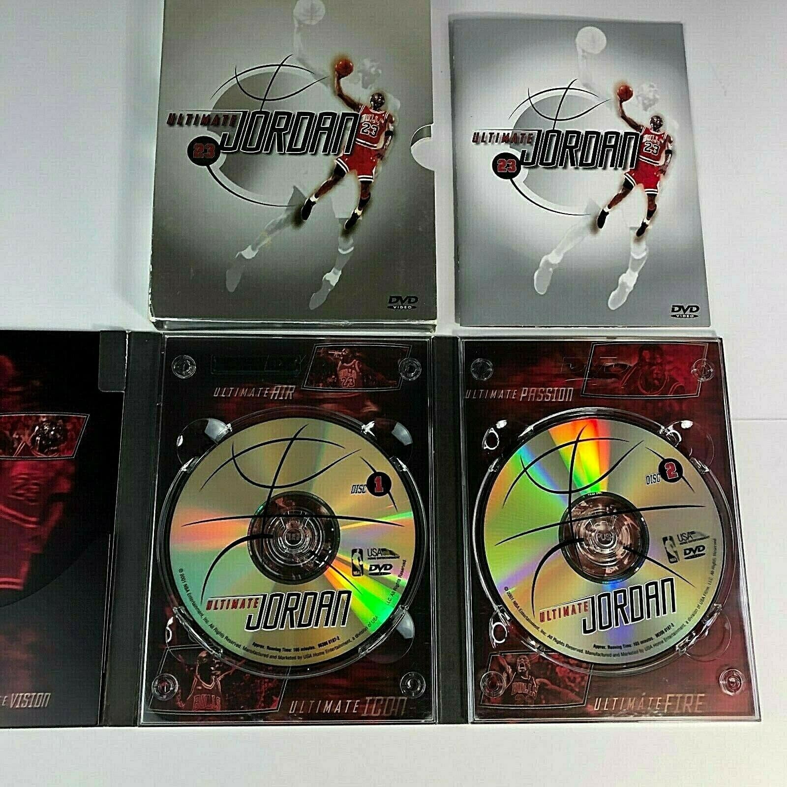 얼티메이트 조던 DVD 2 Disc Set Michael Jordan Chicago Bulls 23   5.5 hours video!