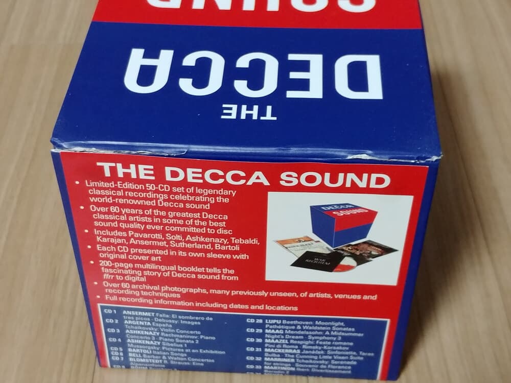 전설의　Decca　한정반　레코딩　중고샵]　1집　Sound)　사운드　데카　(The　50CD　예스24