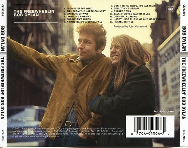 [미개봉수입] Bob Dylan - The Freewheelin' Bob Dylan (Remastered) 