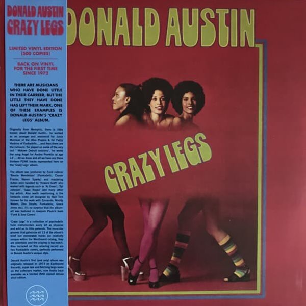 [중고 LP] Donald Austin - Crazy Legs (500매 한정반 / US 수입)