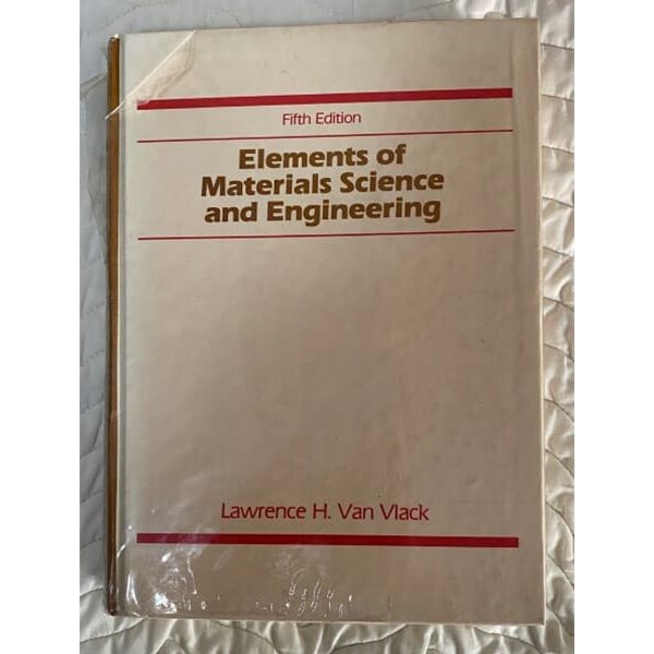 [중고샵]Elements of Materials Science and Engineering fifth edition 예스24