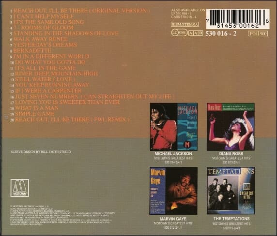 Four Tops(포 탑스) - Motown's Greatest Hits (유럽반)