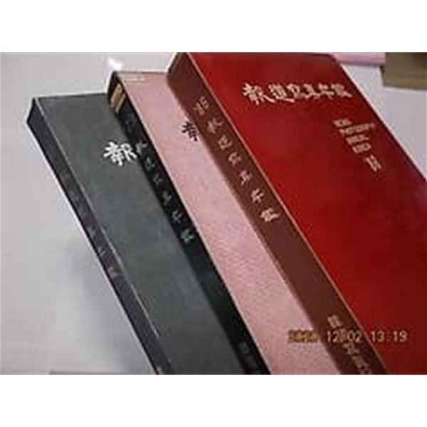 보도사진년감 : 1979, 1981, 1986 /(세권/한국사진기자회/하단참조)