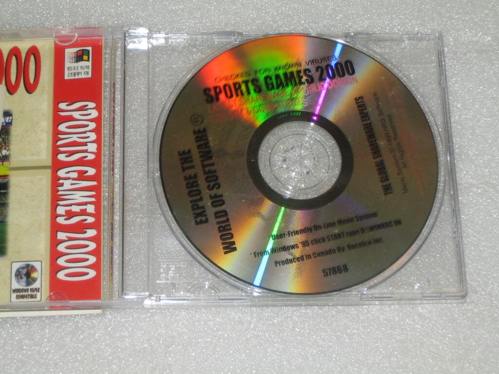 sports games 2000 게임CD