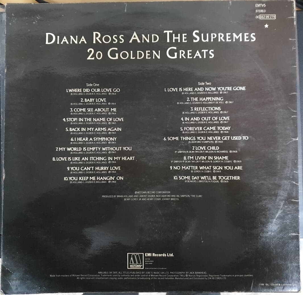 Diana Ross and the Supremes - 20 Golden Greats