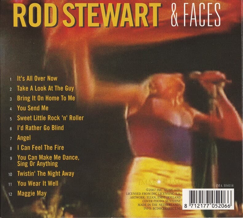 [수입] Rod Stewart & Faces - Live In London[Digipak]