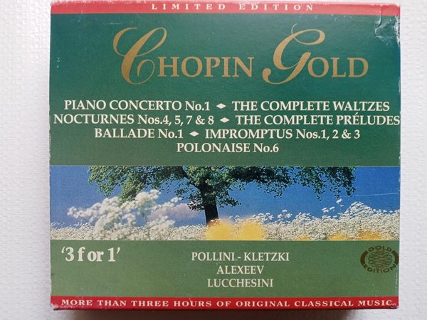 CD /  Chopin Gold : 3 For 1 -폴리니 외( 3CD)