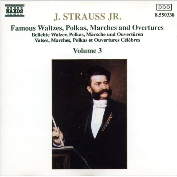 J. Strauss Jr. -  Famous Waltzes , Polkas, Marches And Overtures, Volume 3 (수입)