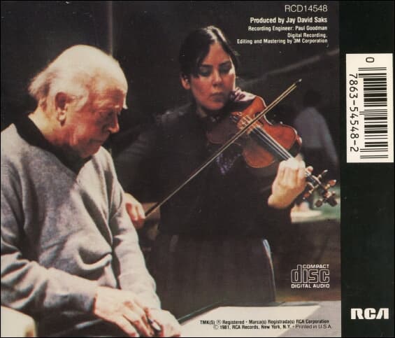 Saint-Saens / Dylana Jenson - Eugene Ormandy / Violin Concerto -Introduction & Rondo Capriccioso(미국반)