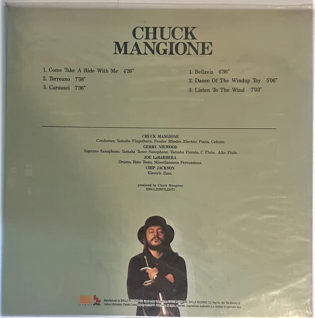 [미개봉LP] Chuck Mangione - Bellavia 