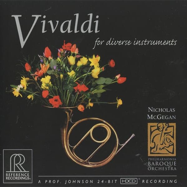 Nicholas McGegan - Vivaldi for diverse instruments (미국반)