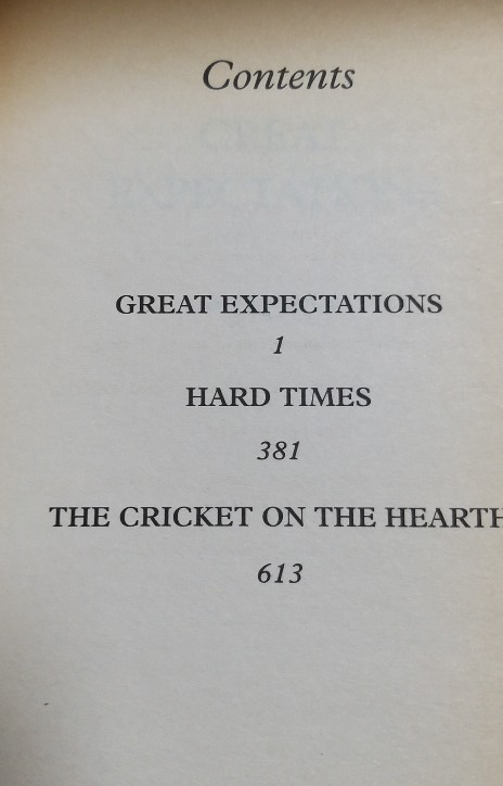 chares Dickens ( Great expectaions/ hard times / The Criket on the hearth)