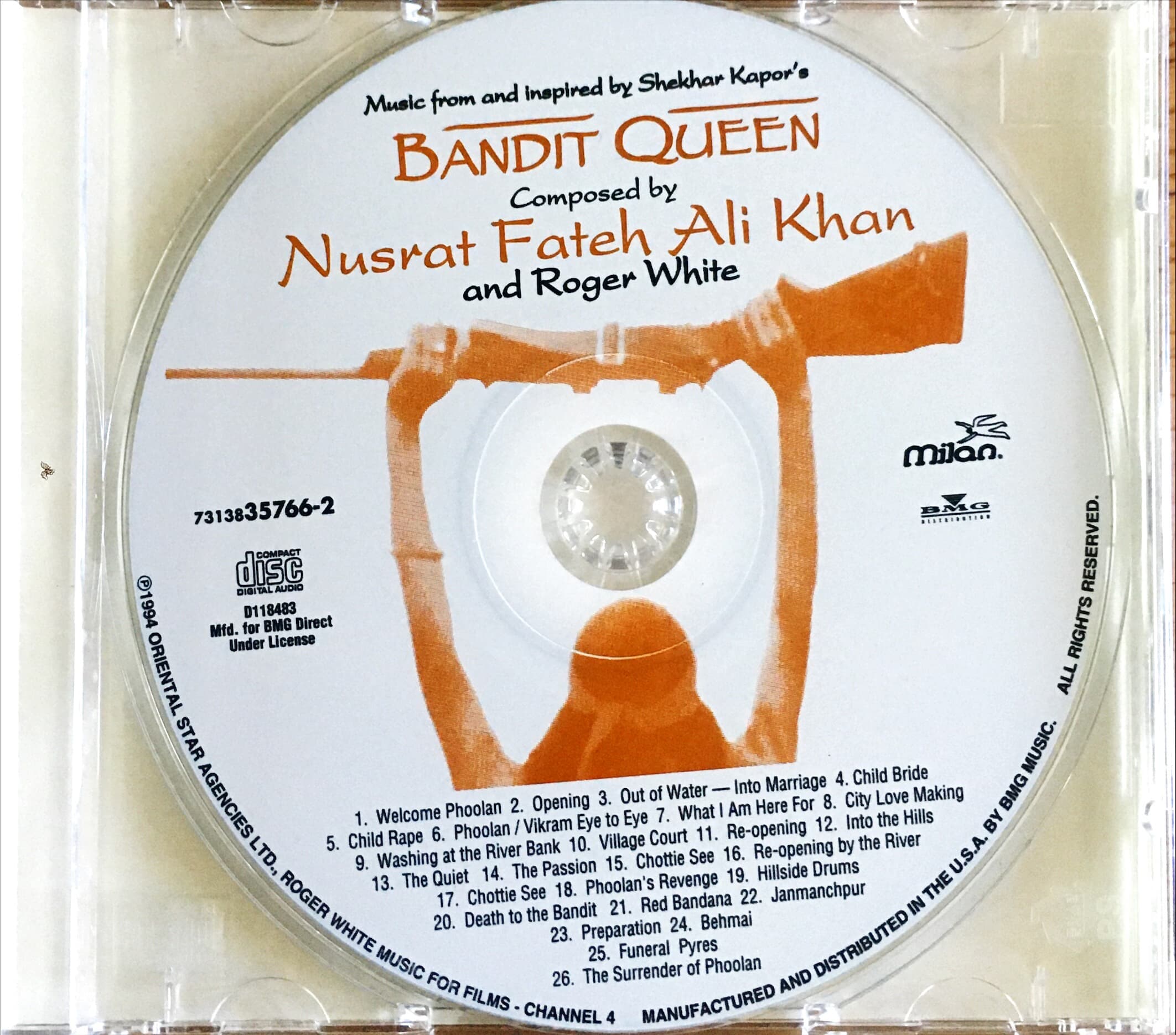 [수입] Bandit Queen(벤디트 퀸) 영화음악 OST - Nusrat Fateh Ali Khan & Roger White