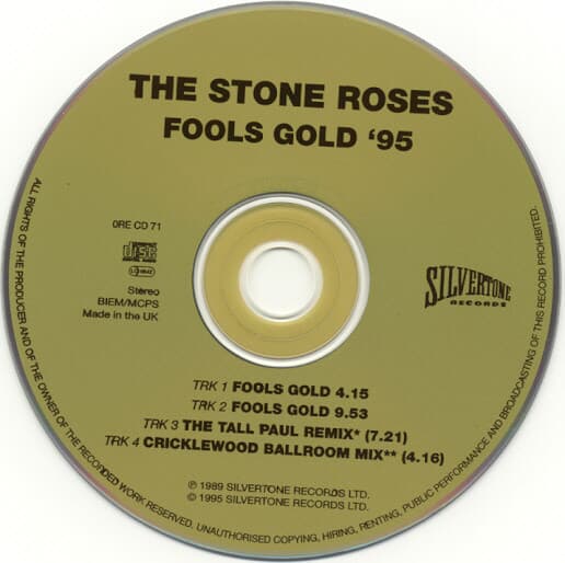 The Stone Roses - Fools Gold '95 [SINGLE][UK반]