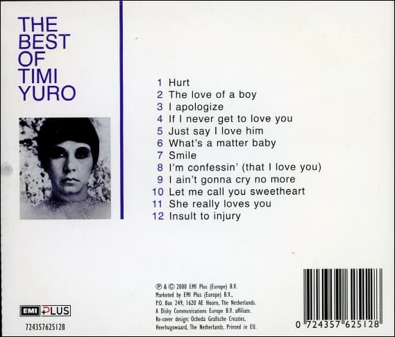 Timi Yuro  - The Best Of Timi Yuro (유럽반)