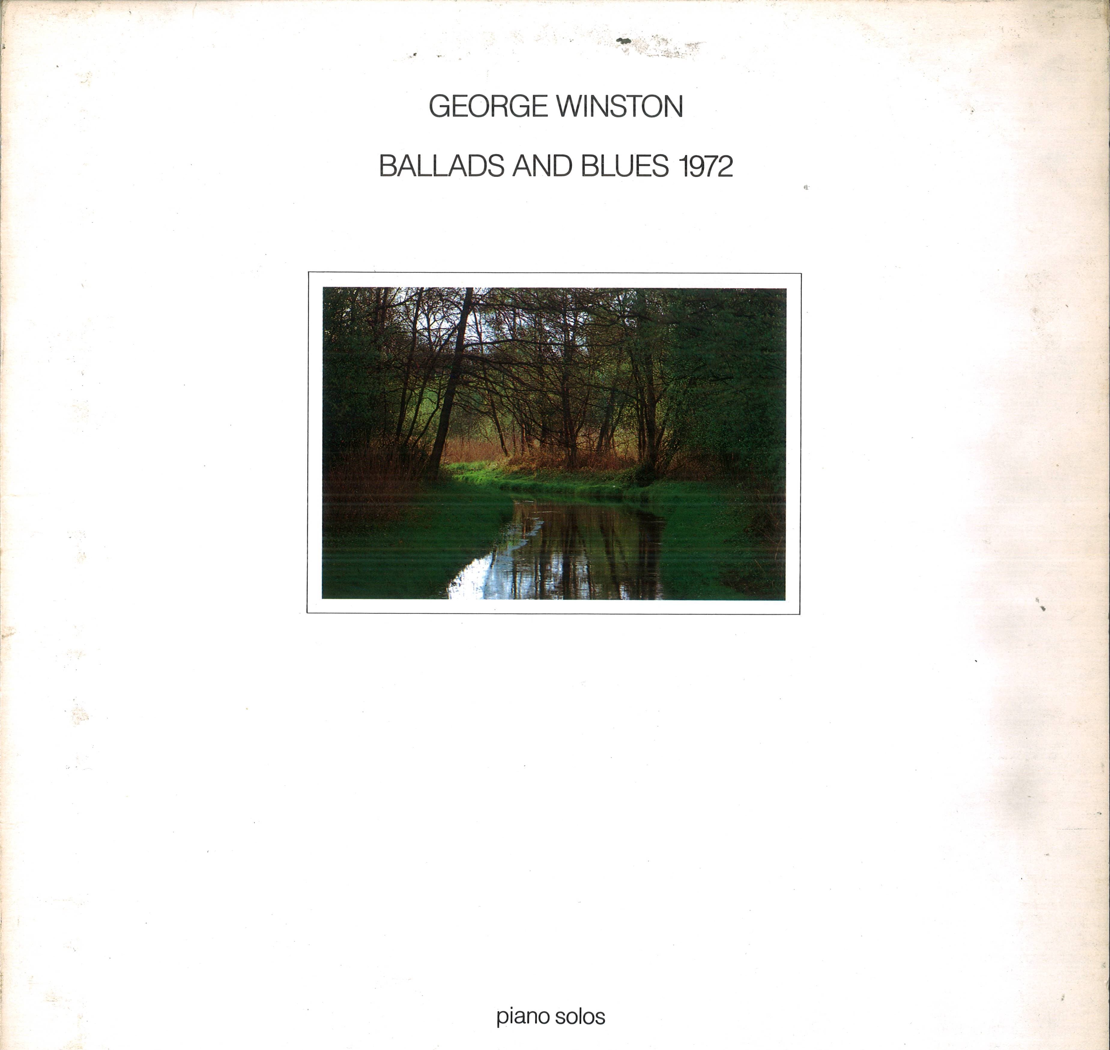 GEORGE WINSTON - BALLADS AND BLUES 1972 LP