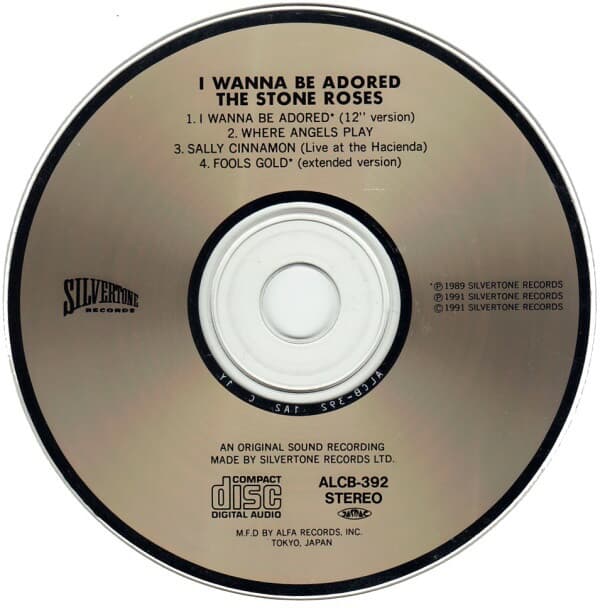 The Stone Roses - I Wanna Be Adored [SINGLE][일본반] 