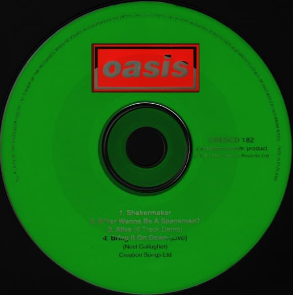 Oasis - Shakermaker [SINGLE][ENGLAND반]