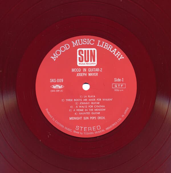 [일본반][LP] Midnight Sun Pops Orchestra & Joseph Mayer - Mood In Guitar 2 [Red Vinyl LP][Gatefold]