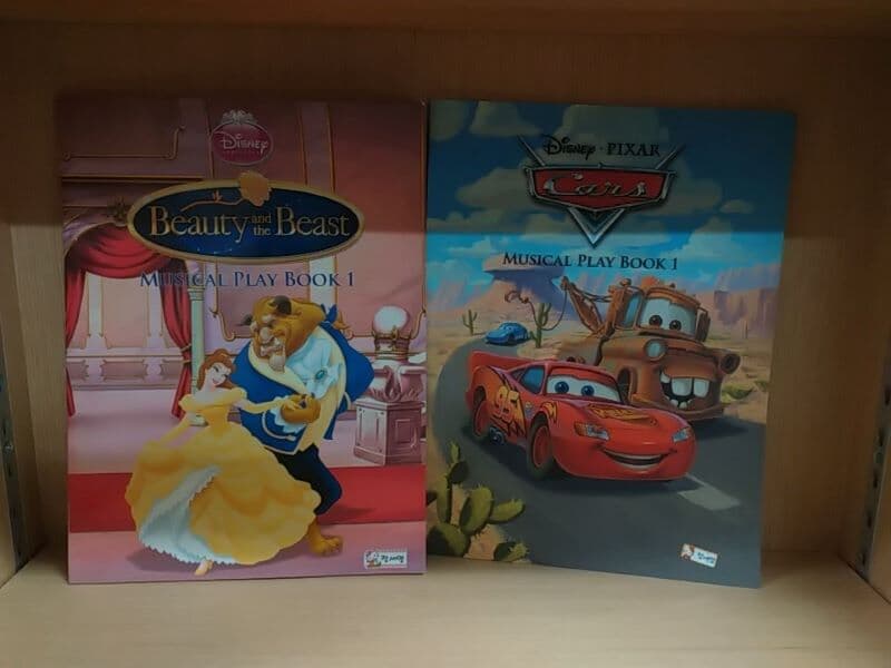 Disney Musical Play 4권세트(beauty and the beast1~2,car,the little mermaid)