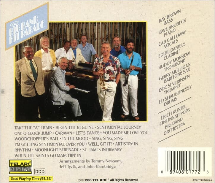 The Big Band Hit Parade - Ray Brown , Dave Brubeck , Cab Calloway ... (미국반)